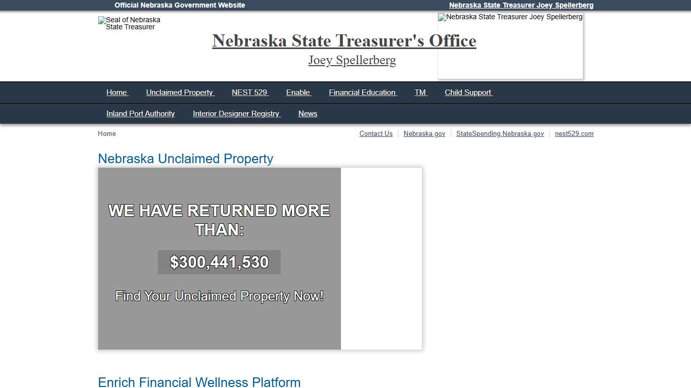 nsto | Nebraska State Treasurer Joey Spellerberg