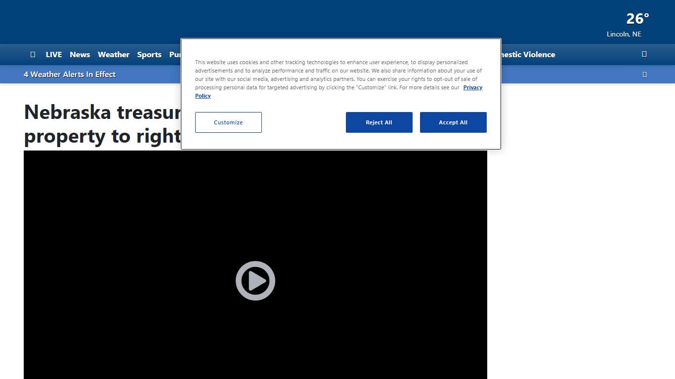 Nebraska treasurer looking to return unclaimed property to rightful owners